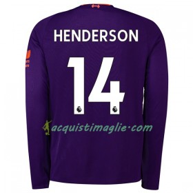 Divisa di Calcio Liverpool Henderson 14 Trasferta 2018/2019 Manica Lunga